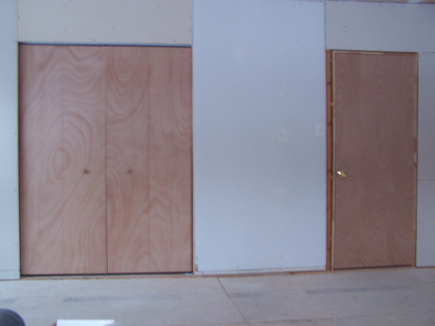 Sarah's Room Door and Closet