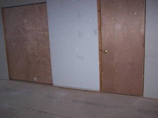 Sarah's Room Door and Closet