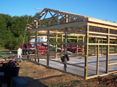 09/10/2004 TrussesDoneSlabPoured